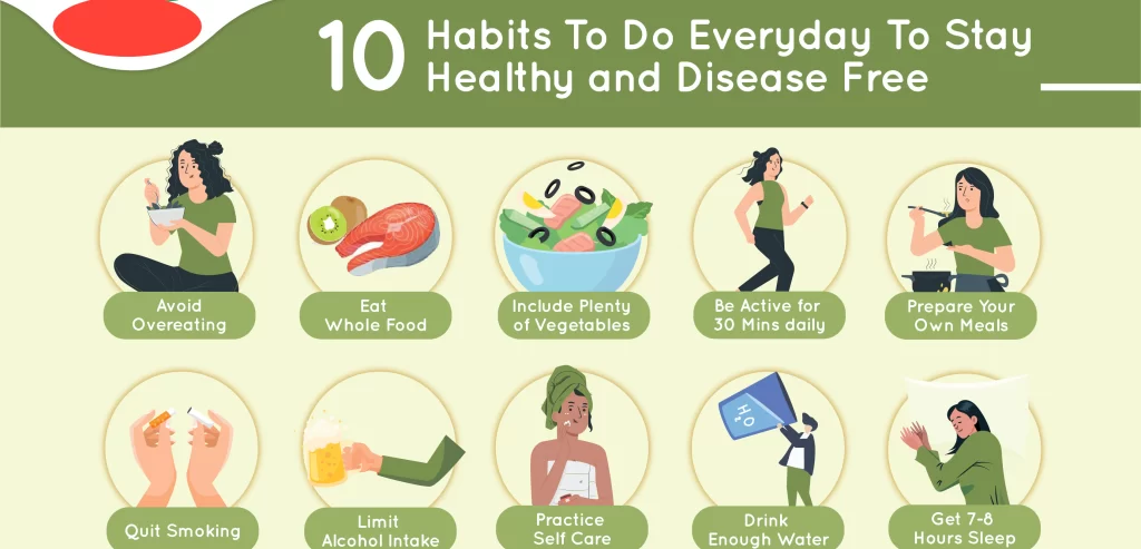 Follow these 10 tips to stay healthy